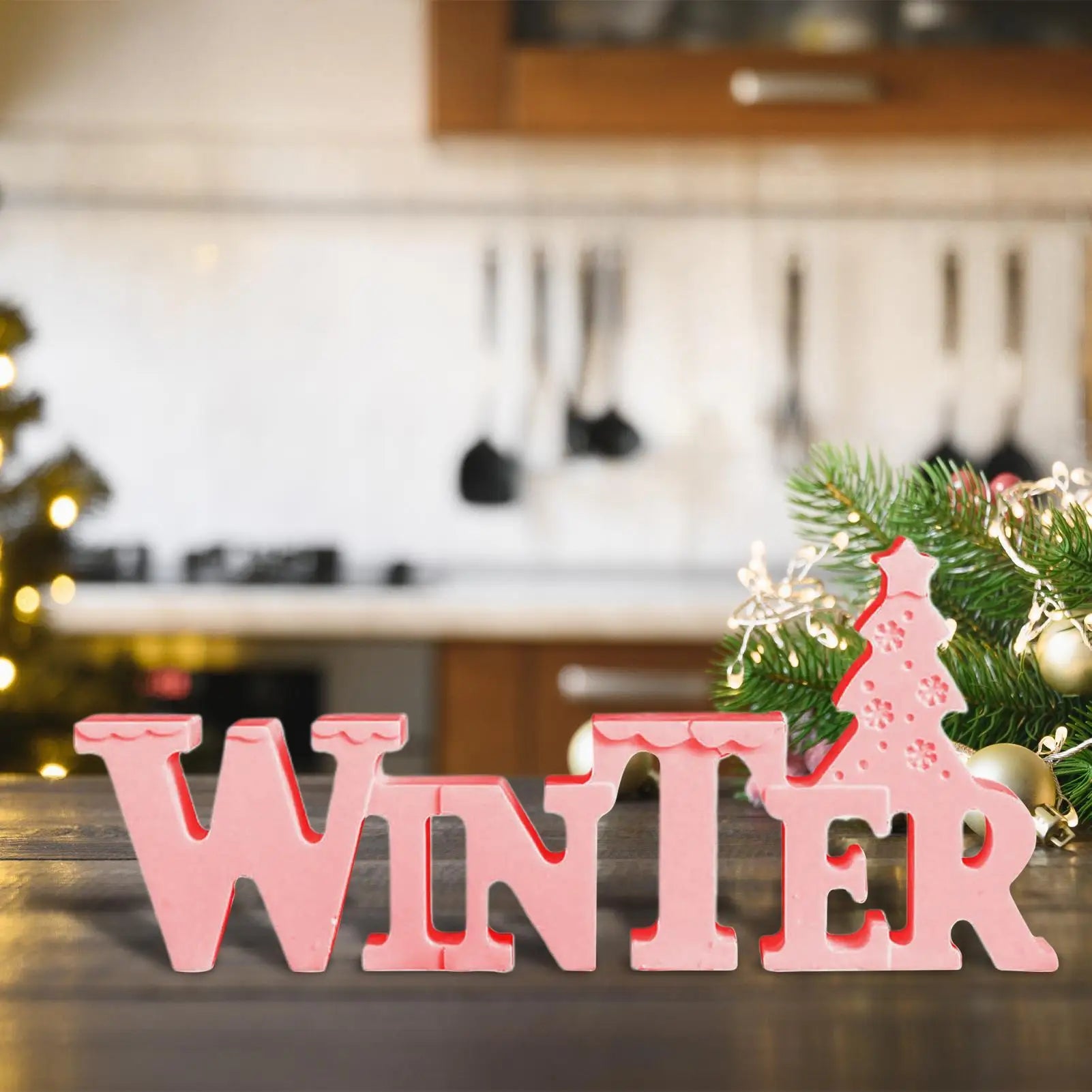 Winter Christmas Tree Candle Mold 3D Silicone Home Decor Offices Desk Qme