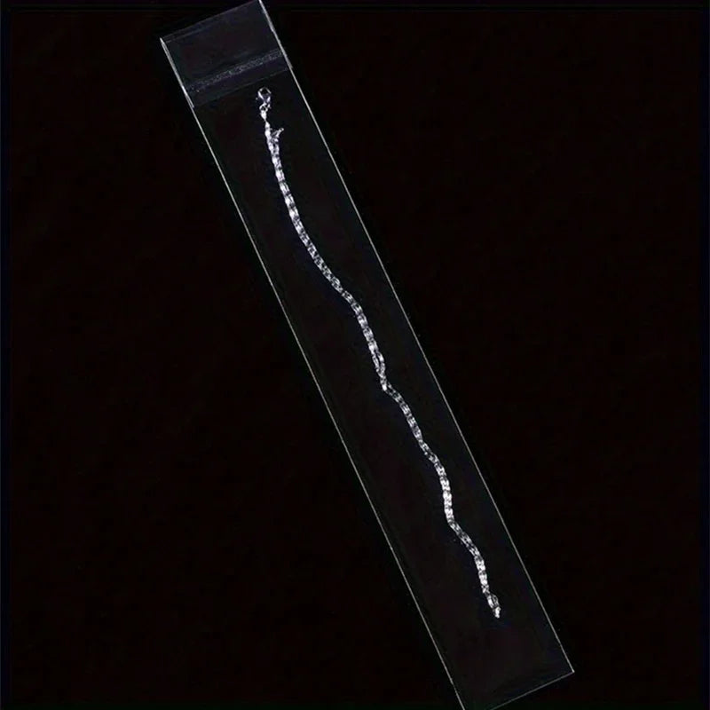 100pcs Transparent Plastic Self Adhesive Bag Self Sealing Small Bags For Pen Jewelry Candy Packing Resealable Gift Qme