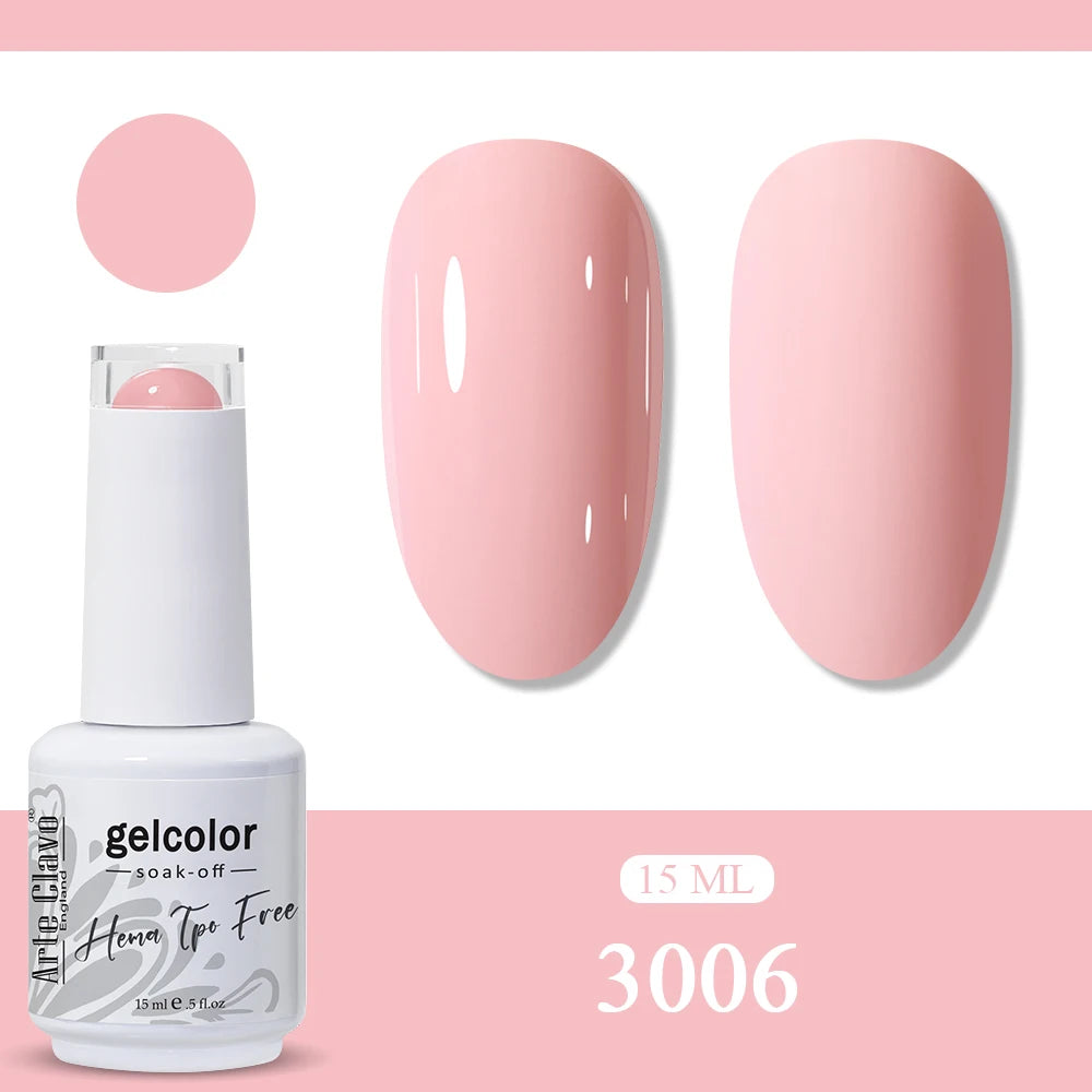 Arte Clavo Blossoming Gel Polish Nail Art Transparent Watercolor