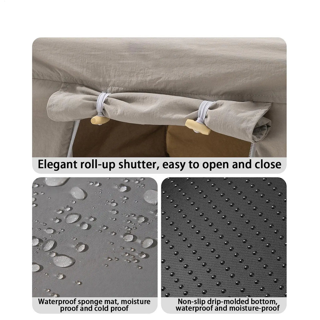 Cat Tent Portable Breathable Puppy Canopy Shelter Sleeping Summer Car Qme