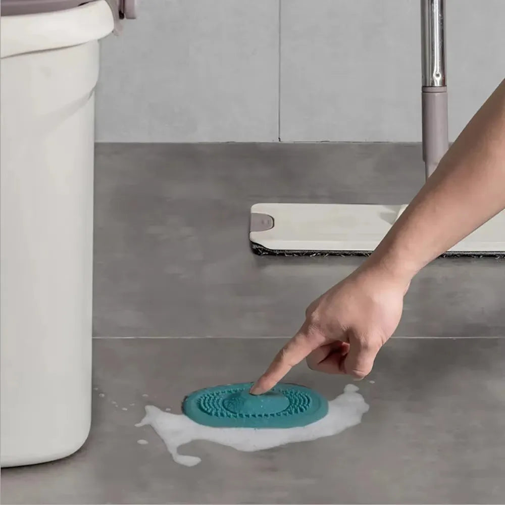 1PC Silicone anti-blocking bathtub plug bathroom floor drain shower sink kitchen household filter tool Qme