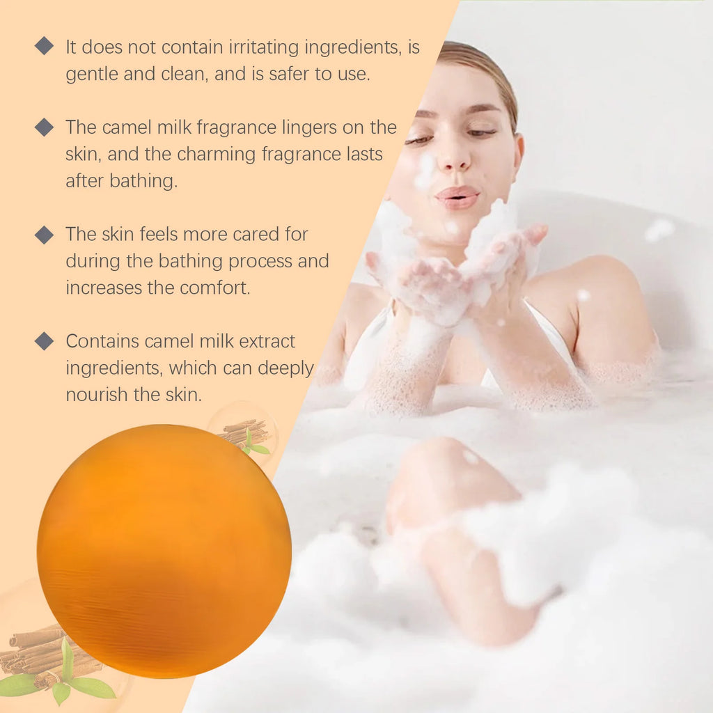 OceAura Sandalwood Soap Deep Cleansing Skin Nourishment Rich Foam Gentle Formula Multi Skin Type Adaptation Bathing Cleasing Bar Qme