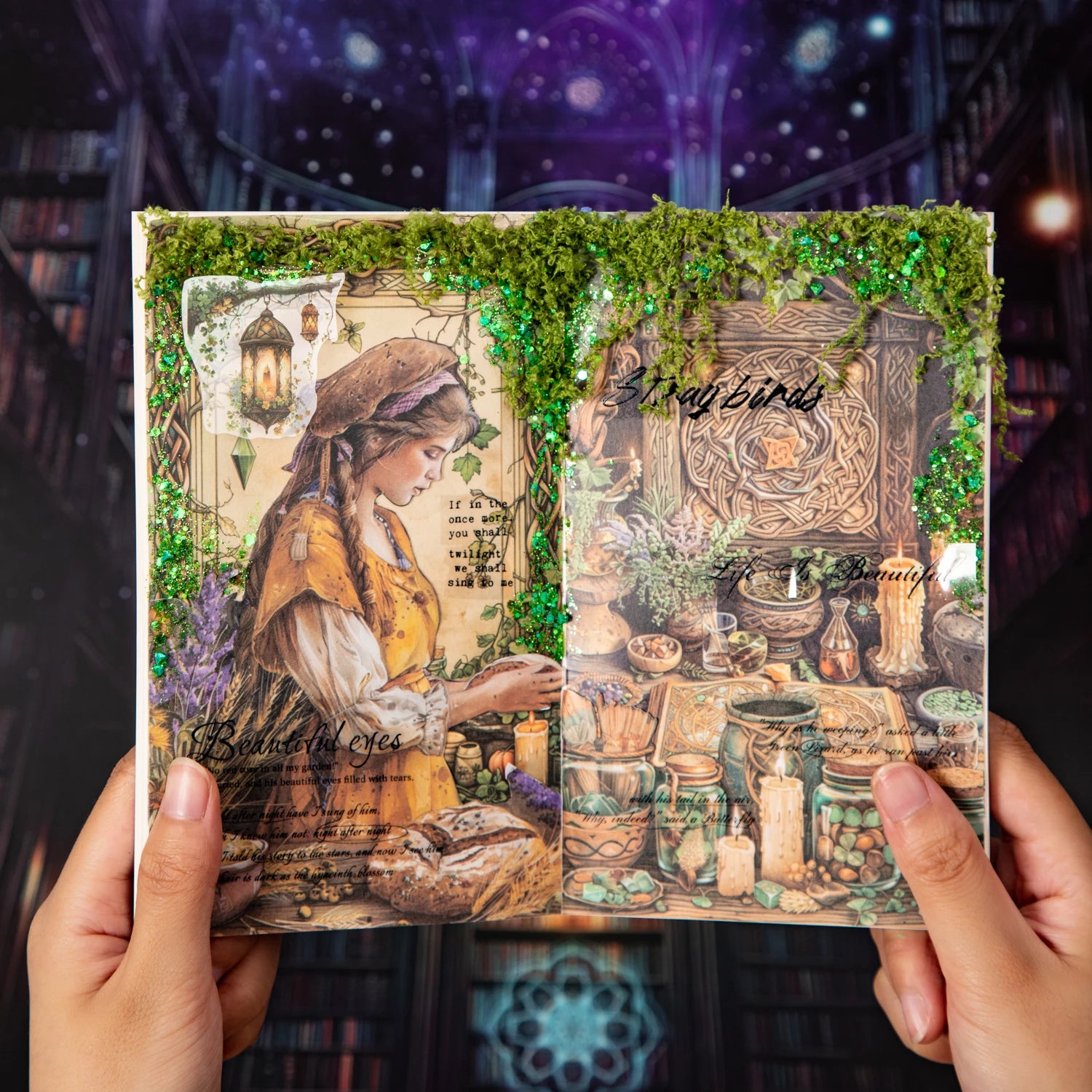 20pcs Gothic Magic Potion Stickers for Journal DIY Scrapbook Phone Laptop Case Decoration Planner Notebook Craft Supplies Qme