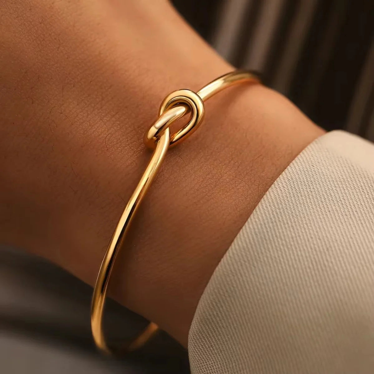 Stainless Steel Bracelets Vintage Men's Fashion Woven Twist Texture Bangles for Women Jewelry Statement Streetwear Goth Gifts Qme