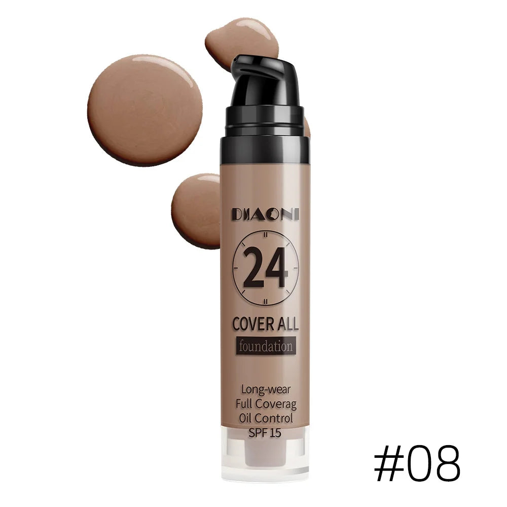 Professional Makeup 9-color Waterproof Moisturizing Liquid Fully Qme 08