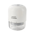 Yogurt Strainer 4 Gear Squeezing Fast Filtration Home Creamy Greek Qme White