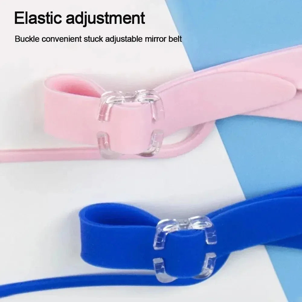 Swimming Goggles Silicone Swim Glasses Big Frame Earplugs Men Women Qme