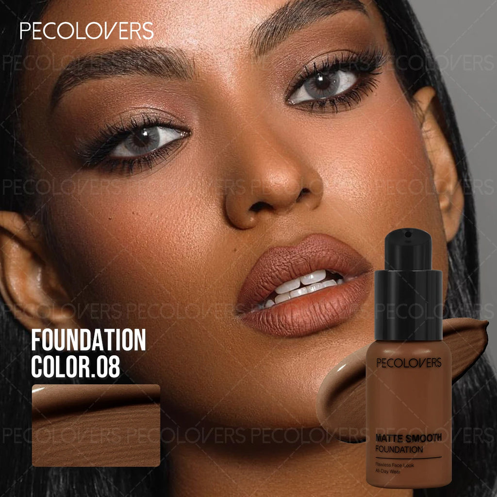 Waterproof Oil-control Face Foundation Concealer Complete Coverage Qme 08