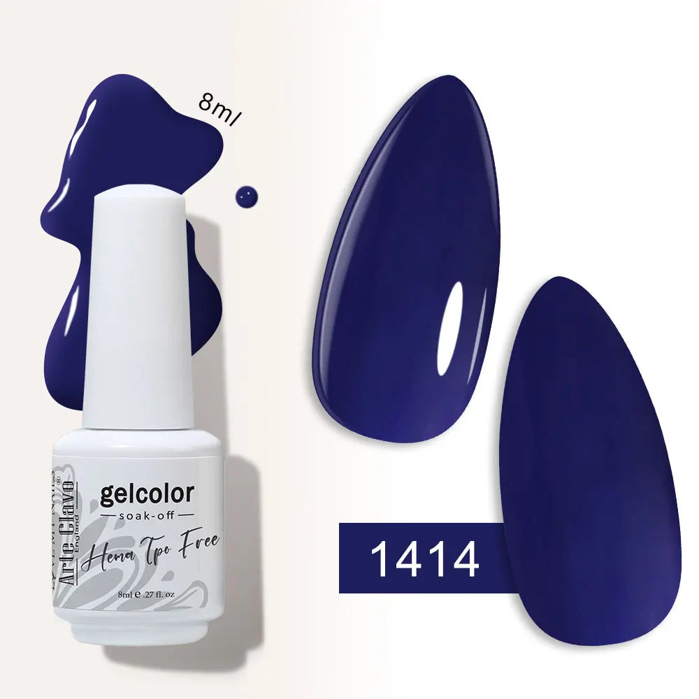 Arte Clavo Semi-permanent Gel Nail Varnish 180 Colors Semipermanent