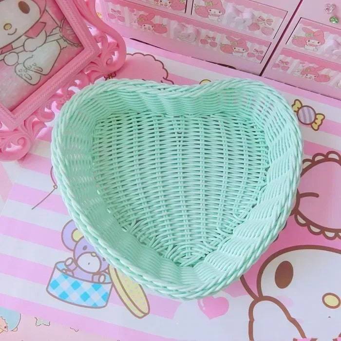 Plastic Storage Box Container Desk Organizers Stationery Cosmetics Toy Basket with Lid Drawer Jewelry Case Kitchen Home Supplies Qme B-Green