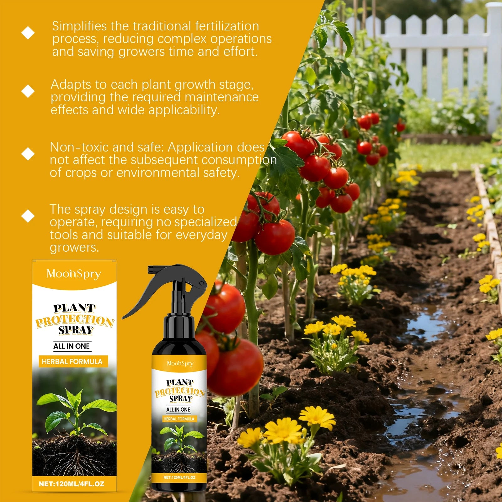 Plant Protection Spray Effectively Improves Plant Yield Inhibiting Harmful Bacteria Improves Soil Quality Plant Fertilizer Spray Qme