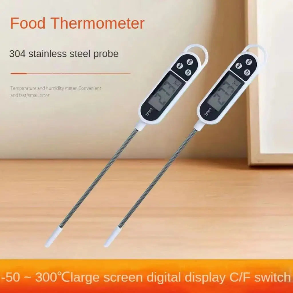 Stainless Steel Probe Type Household Food Thermometer Pen Type Milk Temperature Cooking Food Thermometer Qme