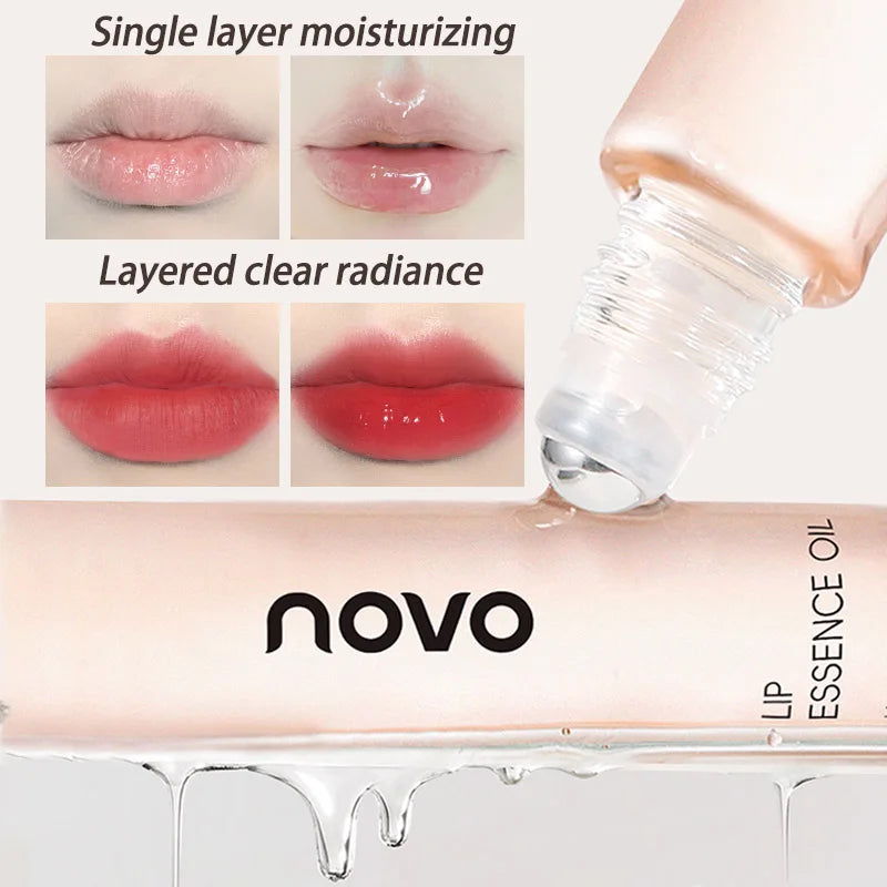 Squalane Hydrating Lip Serum Oil Long-lasting Moisture Non-greasy Qme