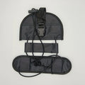 1 adjustable luggage strap, elastic tie-down strap, suitcase securing strap Qme black