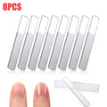 Portable Nano Glass Nail File Crystal Polish Care Tool Clear Qme Clear