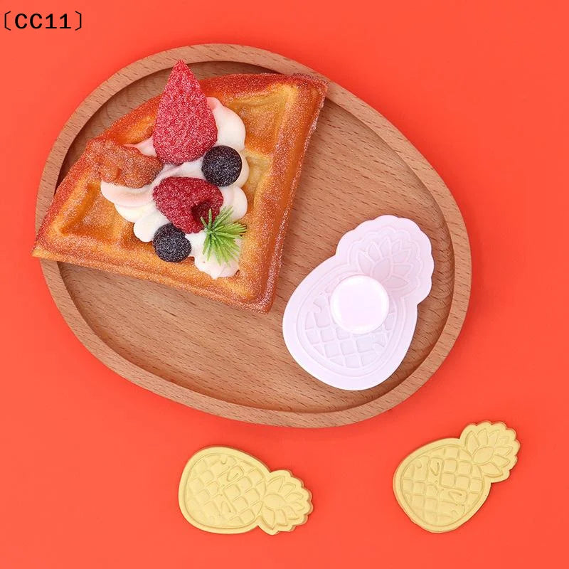 Cute Pineapple Summer Clay Cutters Reusable Plastic Molds Handmade Qme
