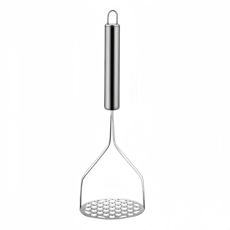 Stainless Steel Manual Potato Masher Potato Pumpkin Sweet Potato Masher Fruit and Vegetable Pressing Tool Kitchen Gadget Qme 01