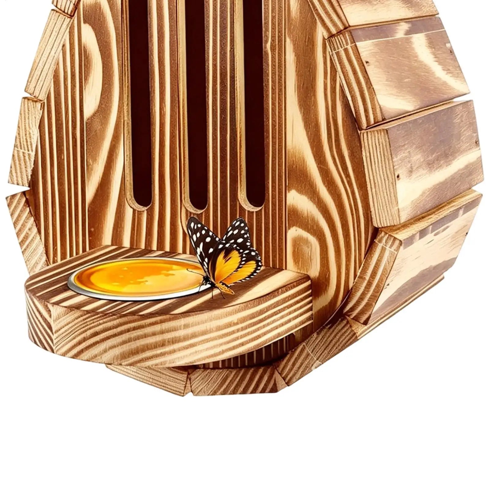 Butterfly House Outdoor Wooden Weather-resistant Hangable Garden Qme China Mainland