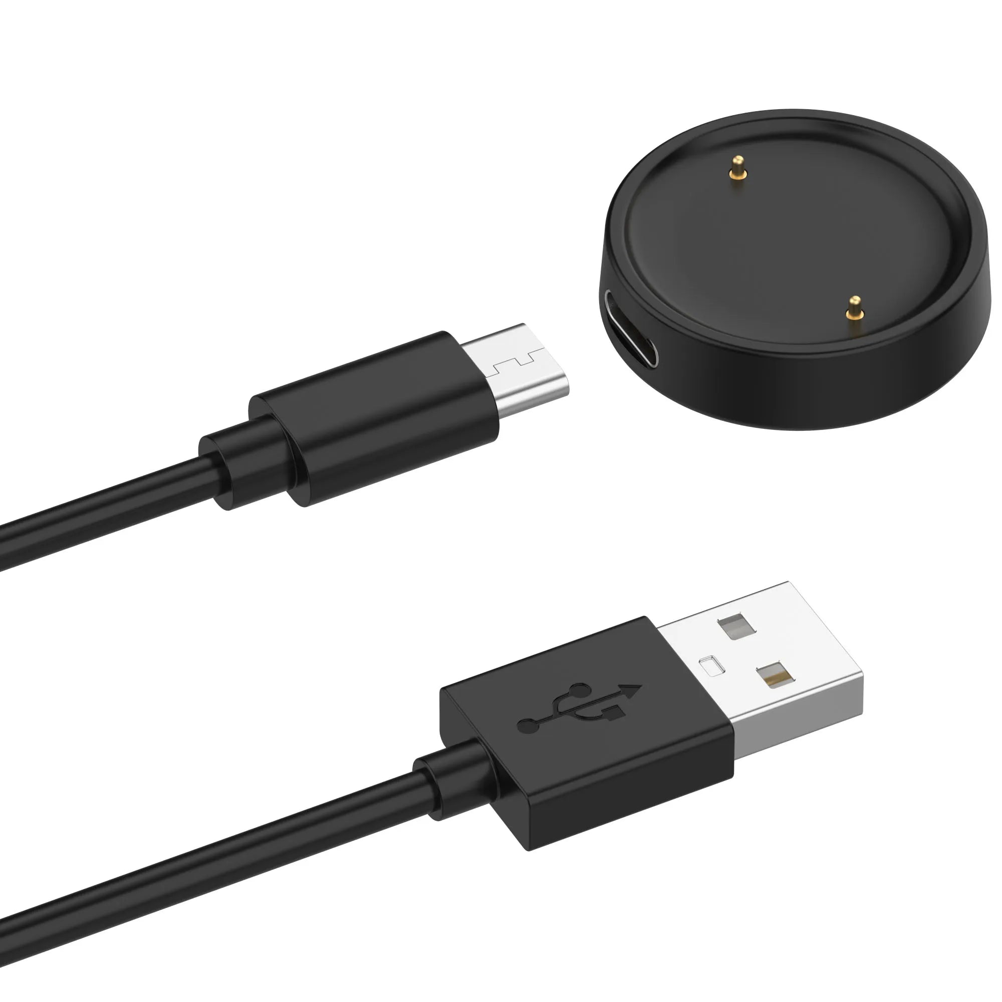 Type C Dock Charger for Amazfit Active 2/Bip 6 Smart Watch Charging Cradle Dock Stand Cable Magnetic Cord USB Charge Replacement Qme