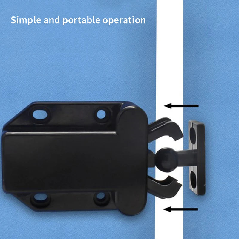 4 6 Push Open Door Catch Kitchen Cabinet Touch Latch Release Drawer Qme