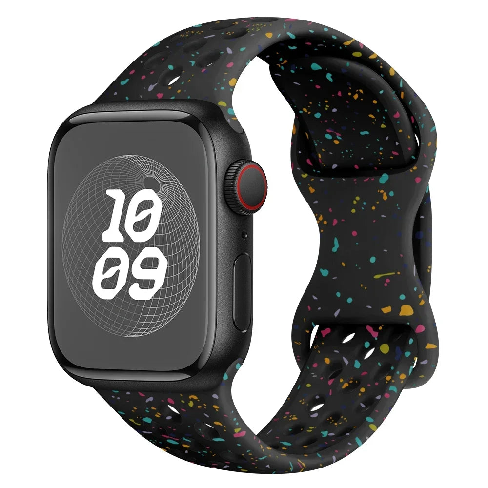 Silicone Strap Apple Watch Band Ultra 2 Sport Bracelet Iwatch Series