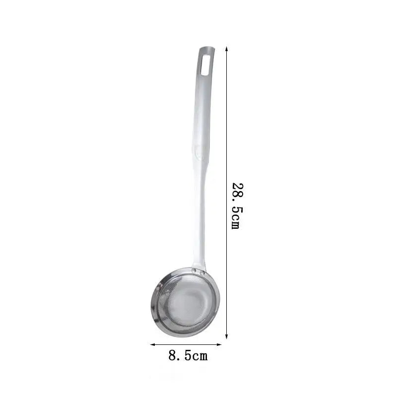 Stainless Steel Fine Mesh Fat Skimmer Spoon Strainer Oil Skim Grease Qme S