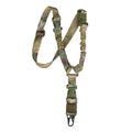 Tactical Gear Hunting Accessories Single Point Gun Sling Tactical Rifle Rope Belt with Metal Buckle Shot Gun Belt Shoulder Strap Qme camouflage