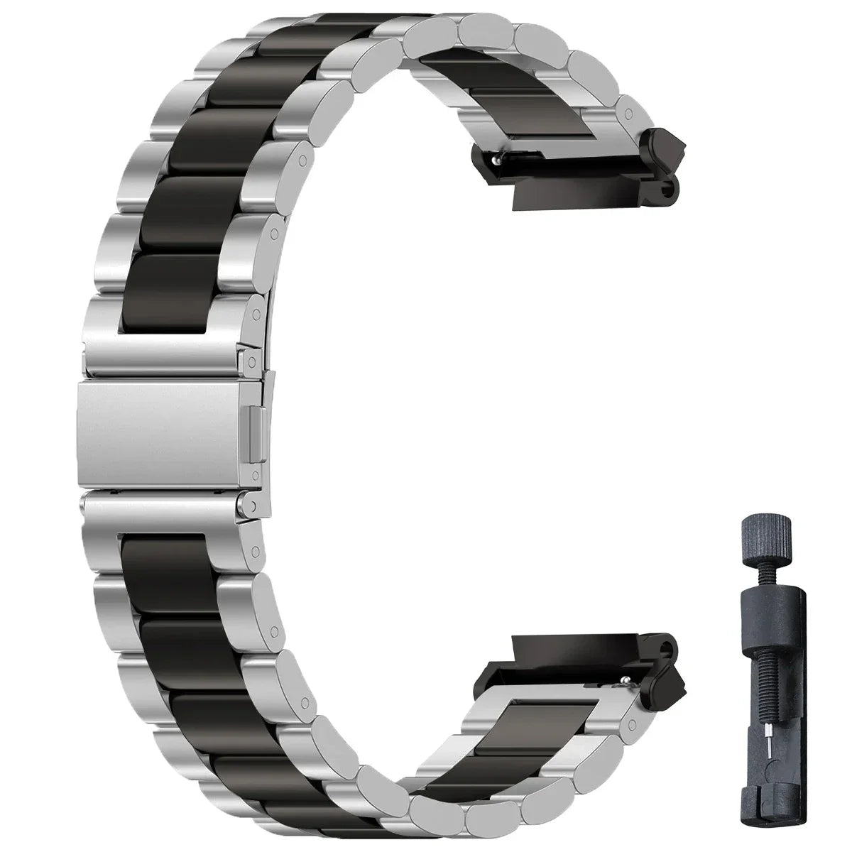 Stainless Steel Band for Amazfit T-rex 2 3 Ultra Watch Strap Metal for Amazfit Trex Pro T Rex Tyrannosaurus Smartwatch Bracelet Qme Silver B T-Rex 3
