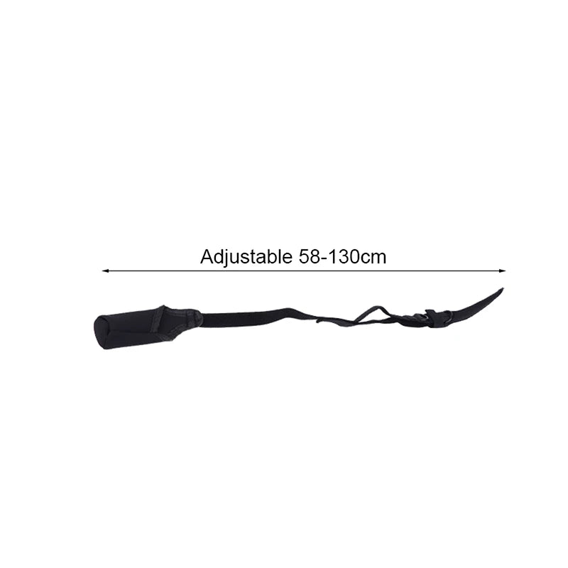 Fishing Rod Storage Bag Elastic Tip Cover Adjustable Shoulder Belt Qme
