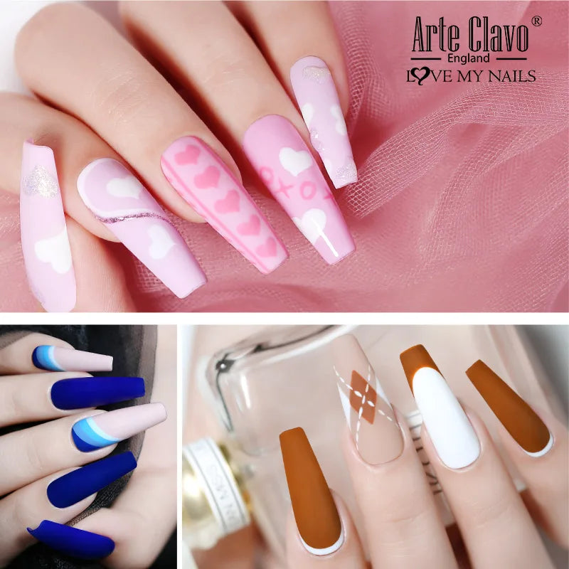 Arte Clavo Gel Nail Polish Spring 140 Colors Summer Decoration Semi Qme