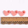 50Pcs Heart Pattern Love Embossing Leather Labels Clothes DIY Sewing Accessories Garment Supplies Banner Handwork Tags c3508 Qme 13