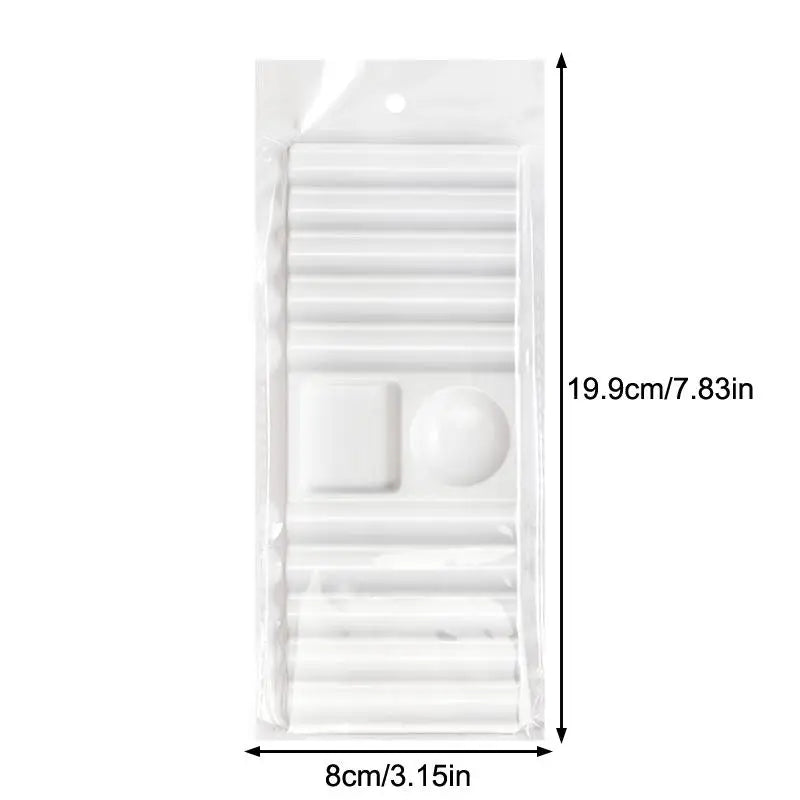 Plastic Multi-purpose Nail Art Pen Holder 10-Compartment Brush Stand Qme