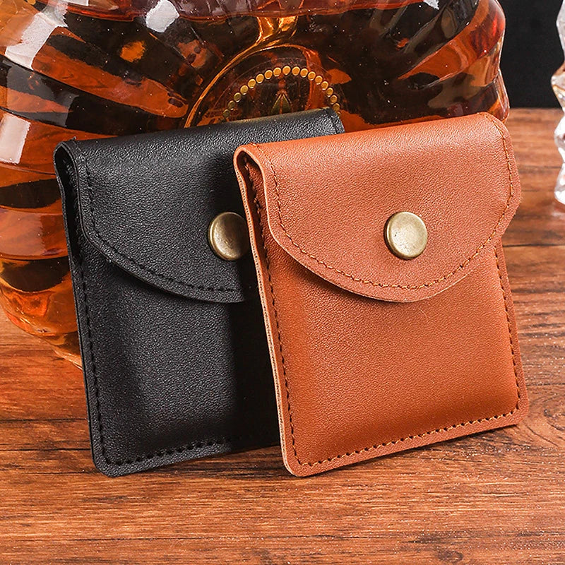 Leather Storage Ash Bag Cigarette Smoking Accessory Mini Pocket Qme