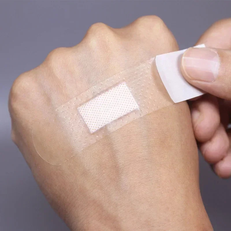 500pcs/lot Breathable Waterproof Wound Dressing, Medical Tape, Band Aid, Wound Plaster, First Aid Emergency Kits Qme