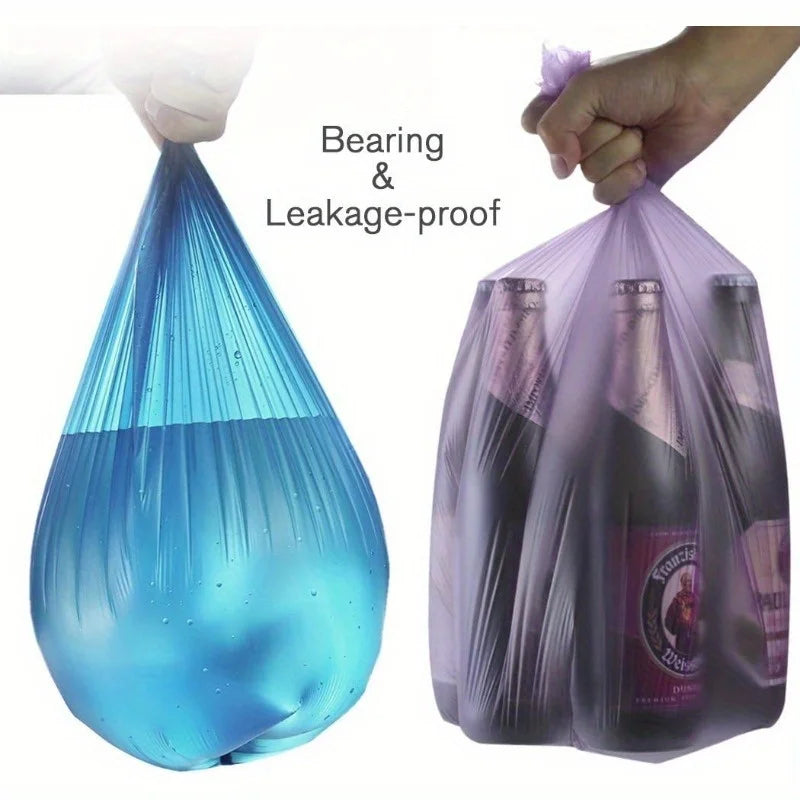 Colorful Garbage Bags (6 rolls) - Colorful garbage bags for use in home, bathroom, bedroom, toilet, and office Qme