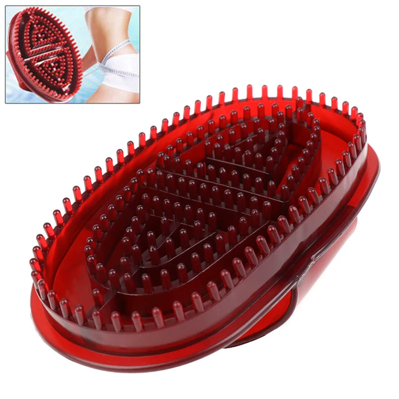 Hand Massage Brush Hand-held Resin Body Massager Relieve Tense Muscles Qme