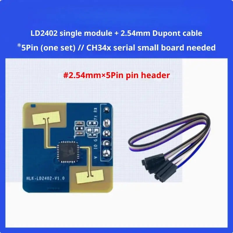 Get 1 HLK-LD2402 AIoT Millimeter Wave Sensor Equipped GPIO UART Qme A2