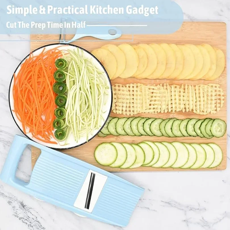 1 Multifunctional Vegetable Fruit Slicer Potato Household Food Qme