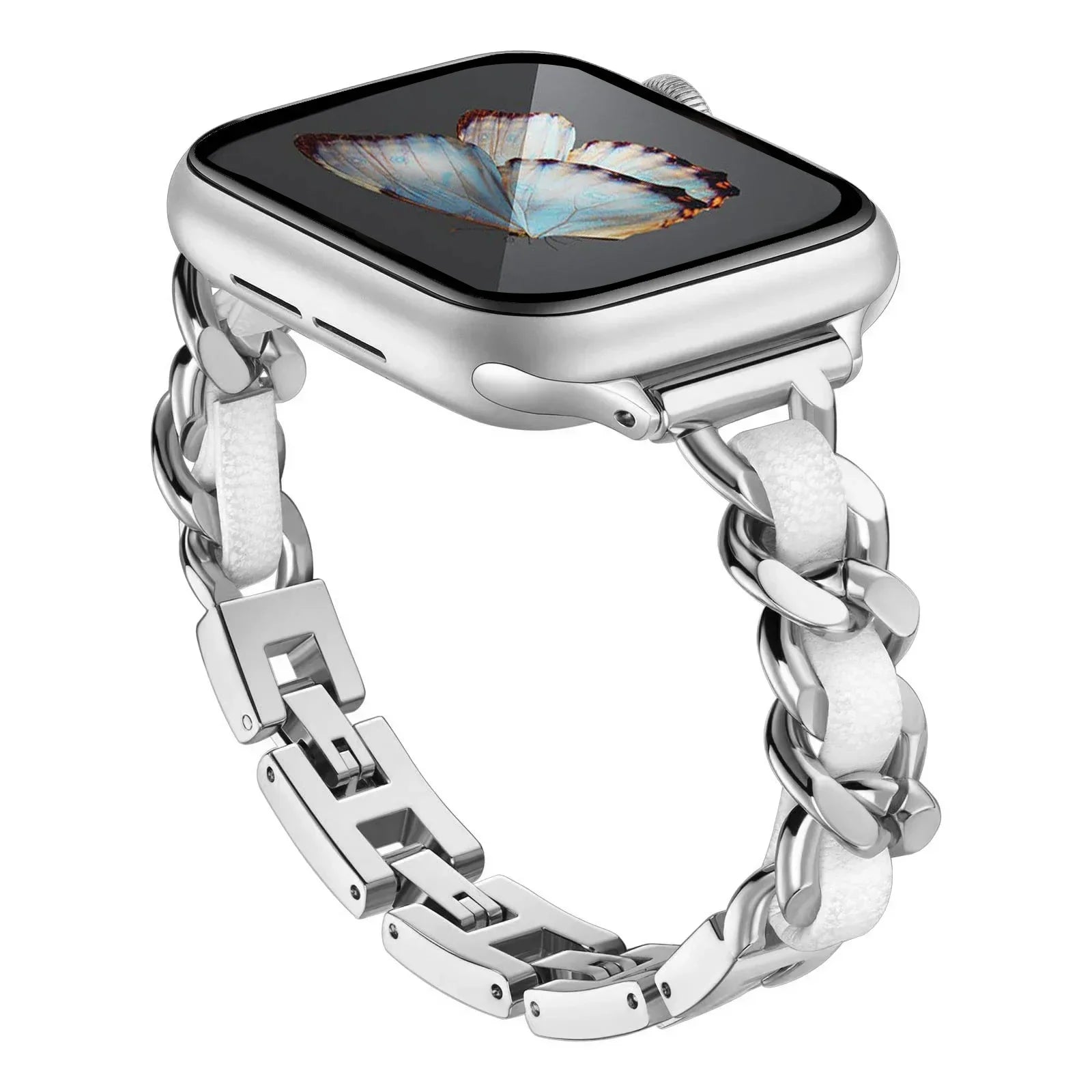 Stainless Steel Strap for Apple Watch Band 49mm 38mm 42mm 40mm 44mm Metal Bracelet iWatch Series 8 7 6 SE 5 4 3 2 1 ultra Strap Qme SW 38 40 41mm