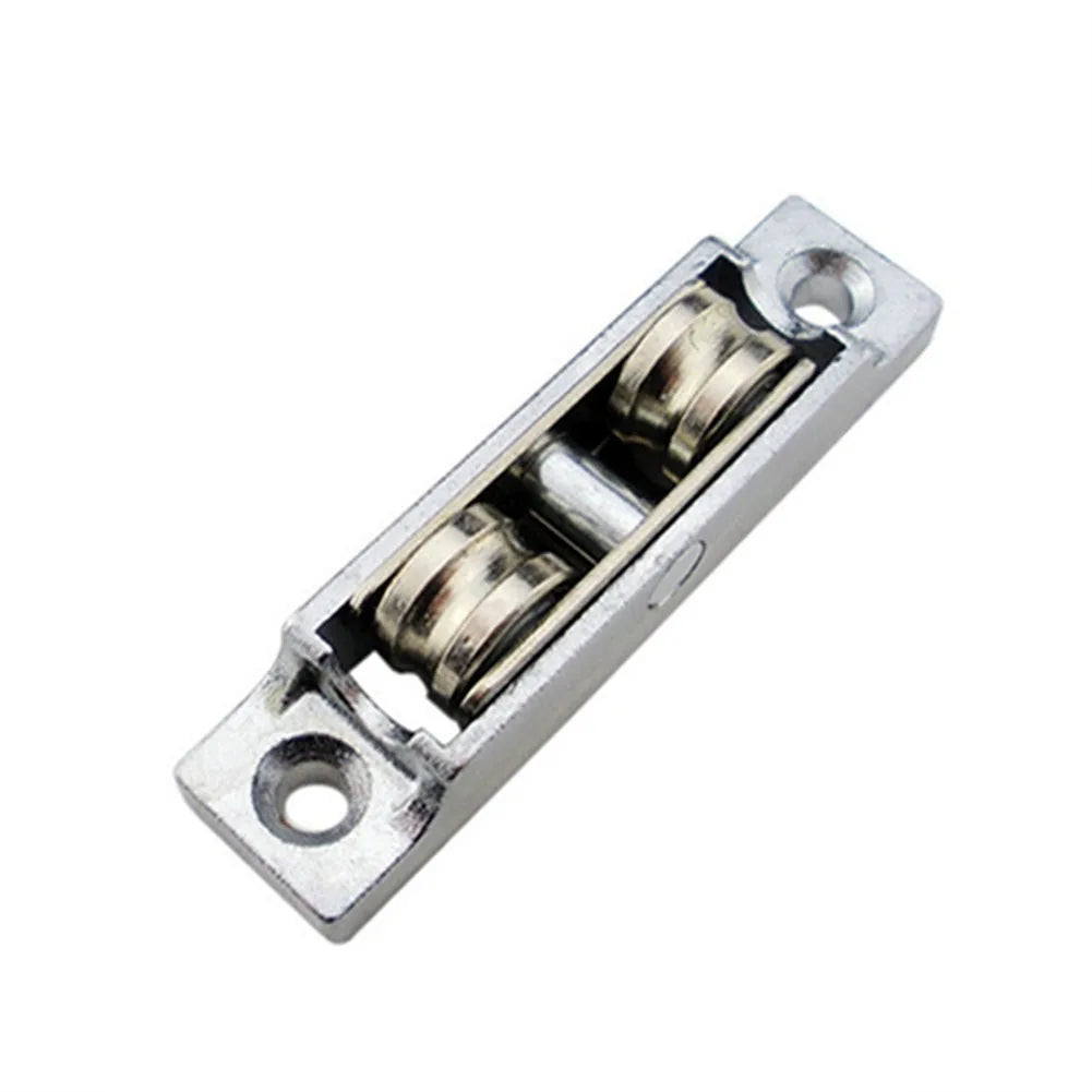 Stainless Steel Window Pulley Slot Wheels Silent Copper U Groove Qme A
