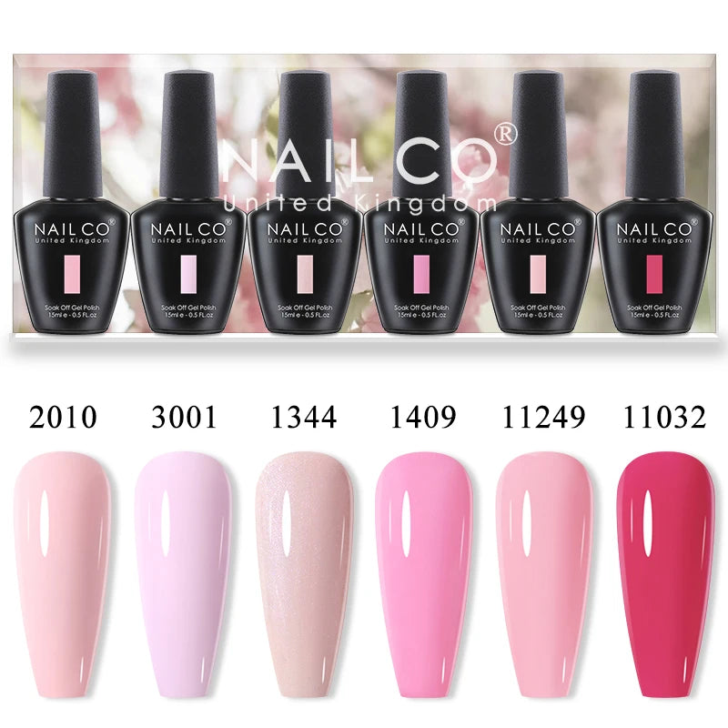 NAILCO Fresh Gel Nail Polish Nails Semi-permanent Varnish Hybrid Qme