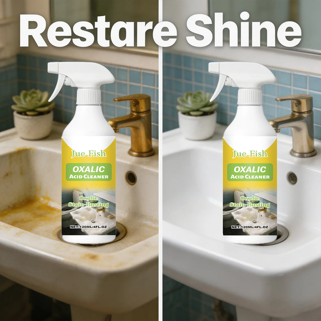 Oxalic Acid Cleaner Remove Urine Stains & Yellowing Eliminate Odors Eco-Friendly Multi-purpose Cleaning Spray Rust Stain Remover Qme