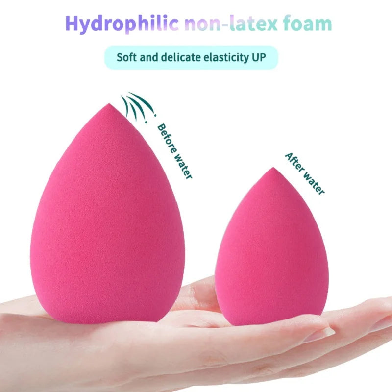 Makeup Sponge Cosmetic Puff Concealer Powder Blender Foundation Wet Qme