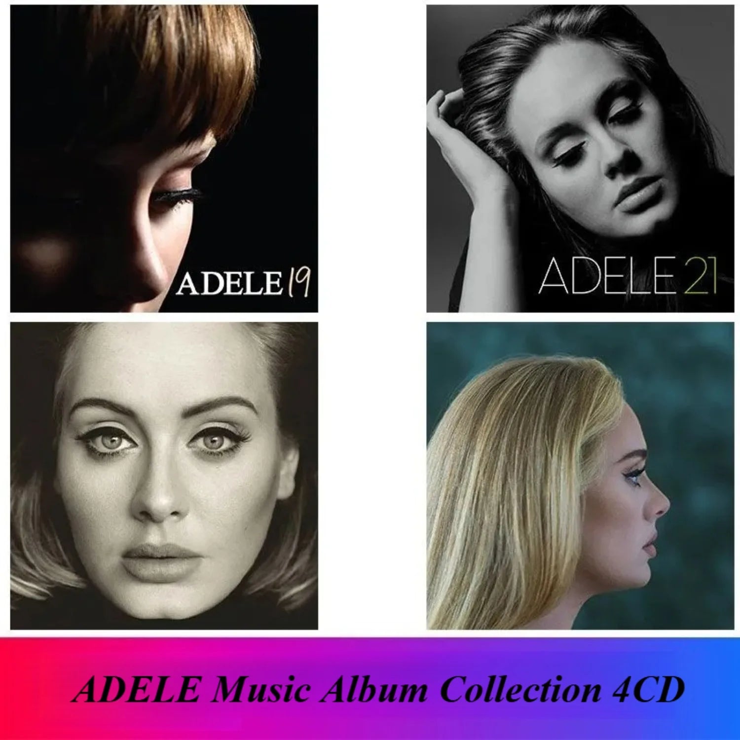 Soul Pop Icon Music Album Collection CD Only, 4CD Set in Clear Plastic Case, High-Fidelity Sound Included, Qme 4CD