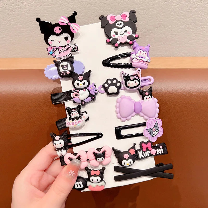 14-Piece Kuroomi Korean-style Hair Accessory Cute Gentle Qme 4
