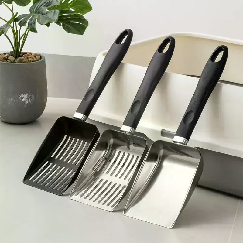 Cat Sand Cleaning For Dog Cat Clean Feces Supplies Cat Litter Shovel Pet Cleaning Tool Pet Products Metal Long Handle Scoop Qme