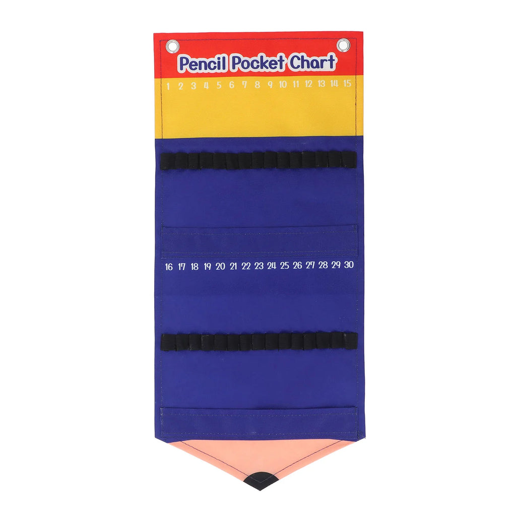 Pencil Parking Pencil Holder Storage Rack Pencil Chart School Supplies Organizer for Classroom for Kids Teacher Qme as pic
