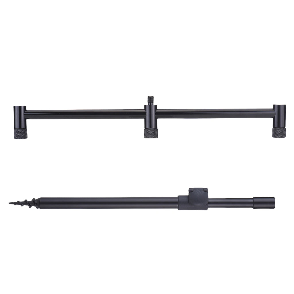 2 Section Fishing Bank Stick Aluminum Alloy Fishing Rod Support Fishing Pole Ground Holder 2 Section Fishing Rod Support Qme 30to50cm