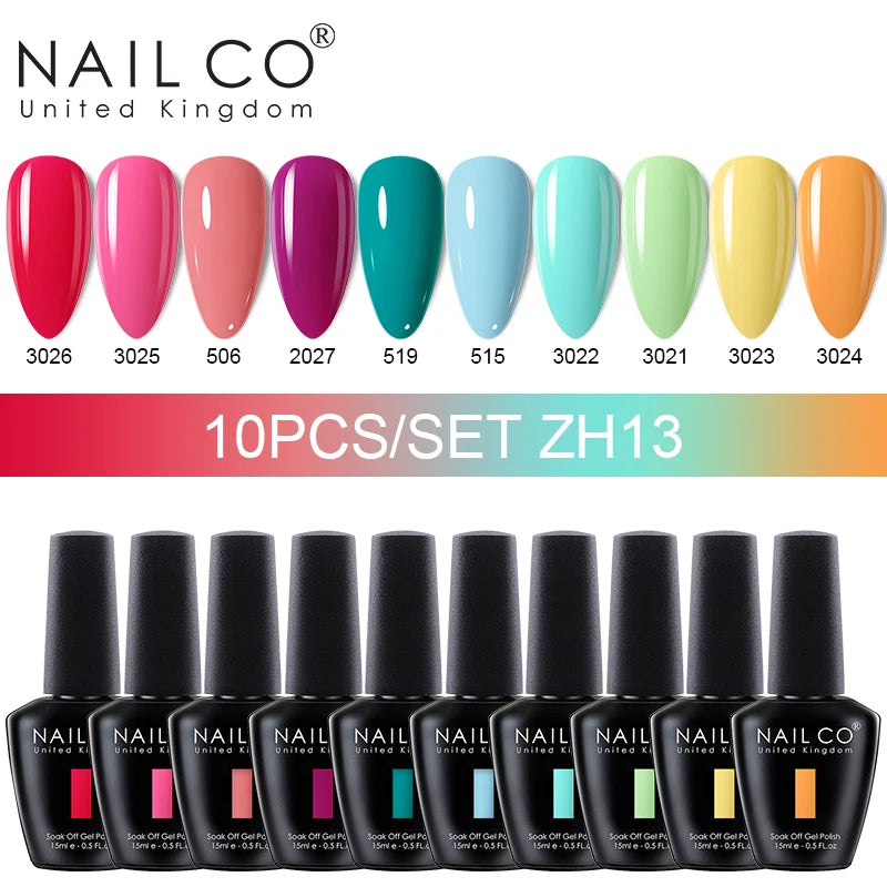 NAILCO Jelly Macarone Gel Polish Nail Art All Manicure Semi-permanent