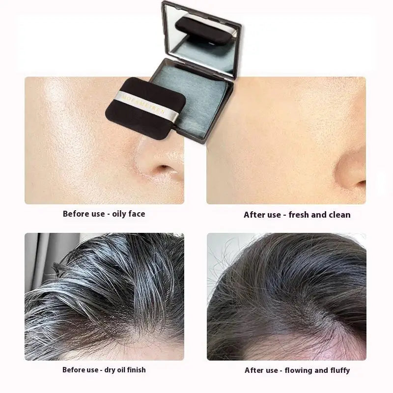 100Sheets Oil-absorbing Paper Mirror Case Puff Portable Oil-holding Qme